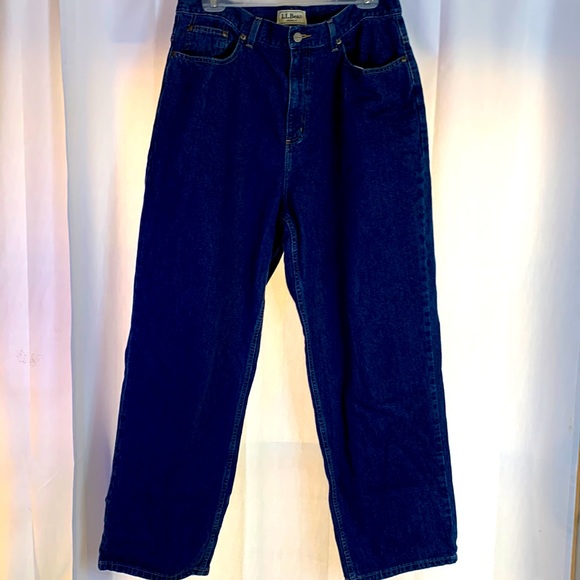L.L. Bean 14 X 29 Denim Jeans - Picture 2 of 7